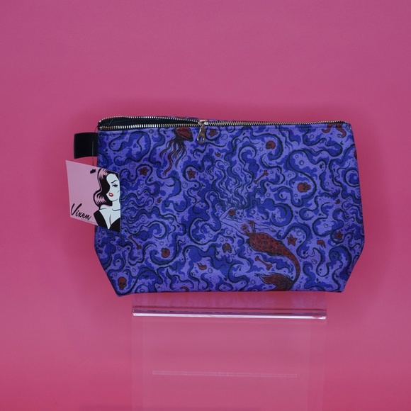 Vixen by Micheline Pitt Handbags - NWT Vixen Sea Siren Cosmetic Bag